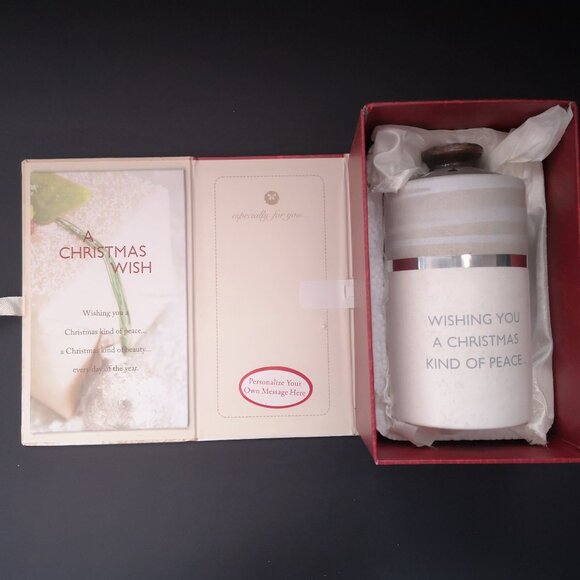 Seagull Studios Heart Warmers Christmas Medium Tea Light Candle Holder - Picture 2 of 11